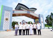 Safari Jumat Bupati Toha Dan DPRD Resmikan Gerbang Al-Qur’an Masjid Jami’ An-Nur Sekayu